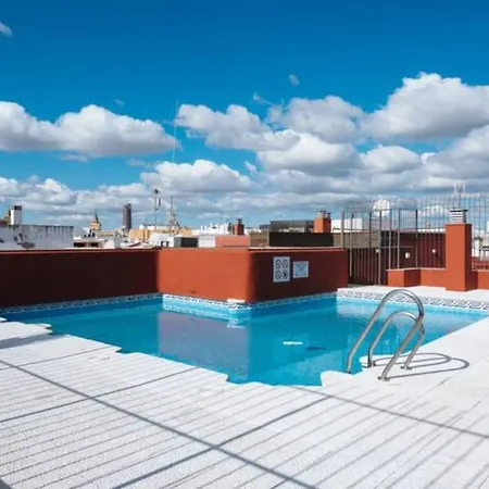 Apartamento En Casa Palacio Con Piscina 15 Mayo A 15 Octubre Sevilla Buitenkant foto